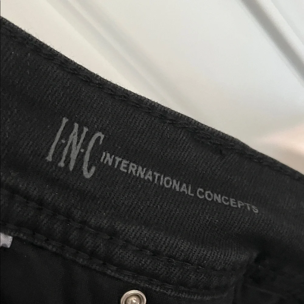 INC International Concepts Black Boyfriend Pants - Picture 9 of 9
